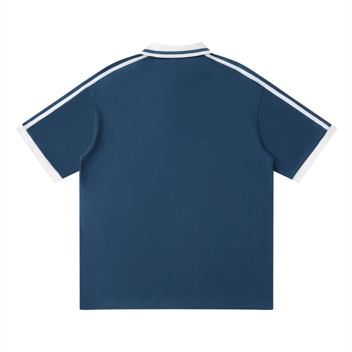 The Piped Polo Shirt - Navy Blue