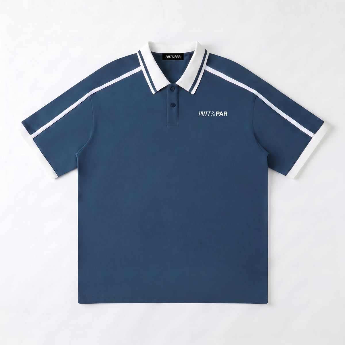 The Piped Polo Shirt - Navy Blue
