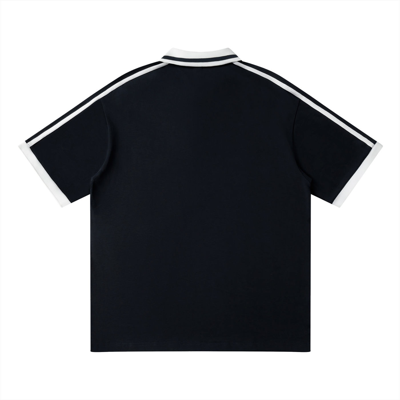 The Piped Polo Shirt - Black