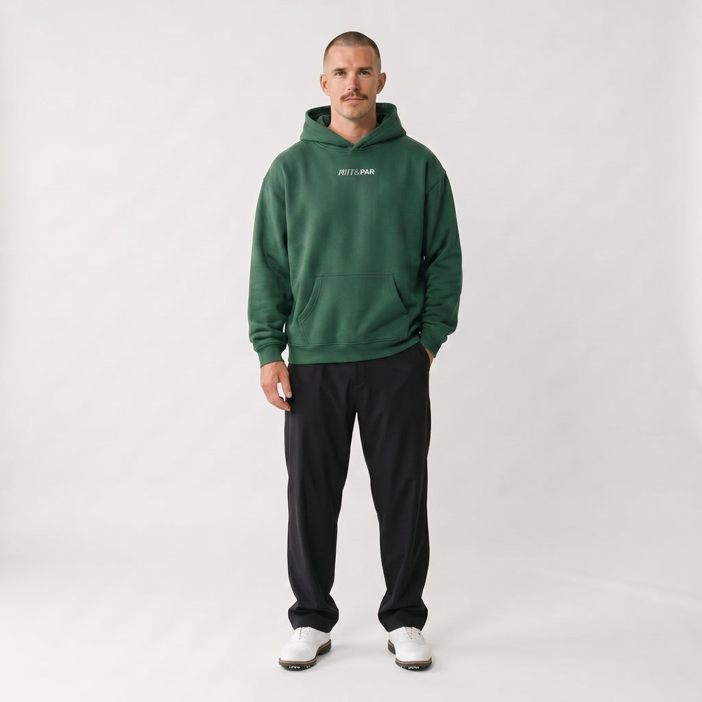 Oversize Fleeced Hoodie - Eden Green