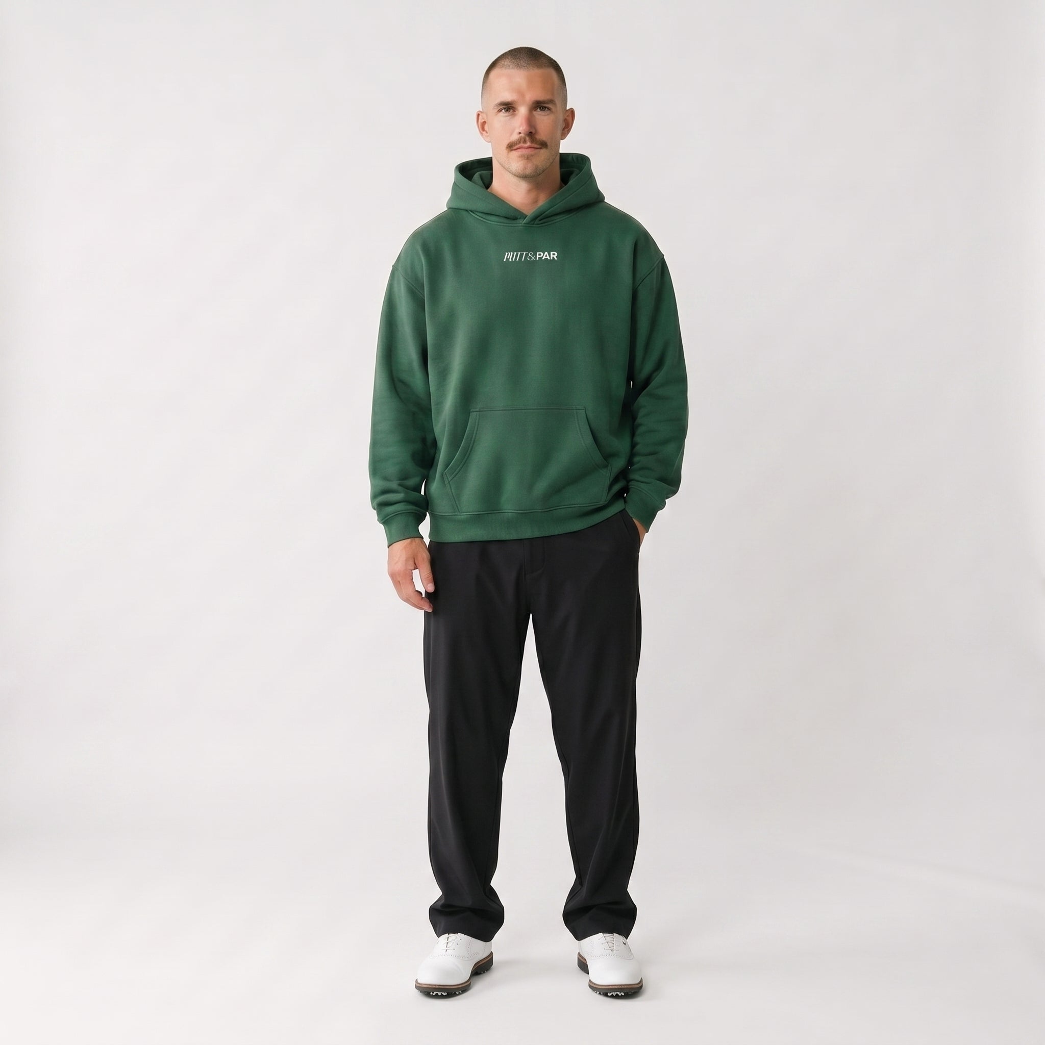 Oversize Fleeced Hoodie - Eden Green