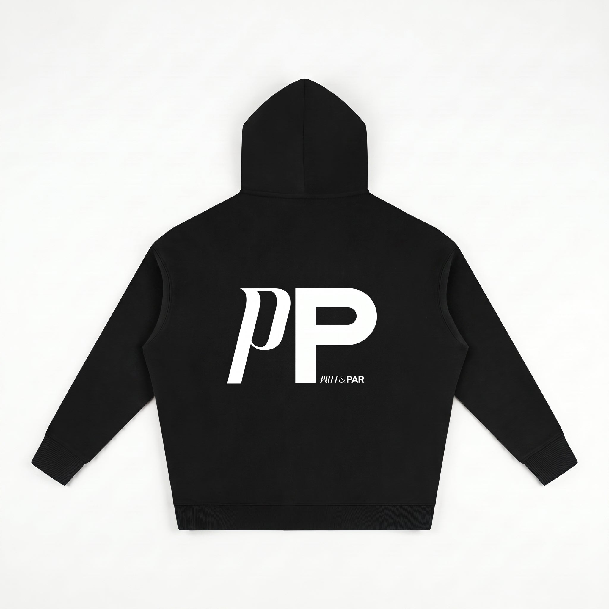 Oversize Fleeced Hoodie - Black
