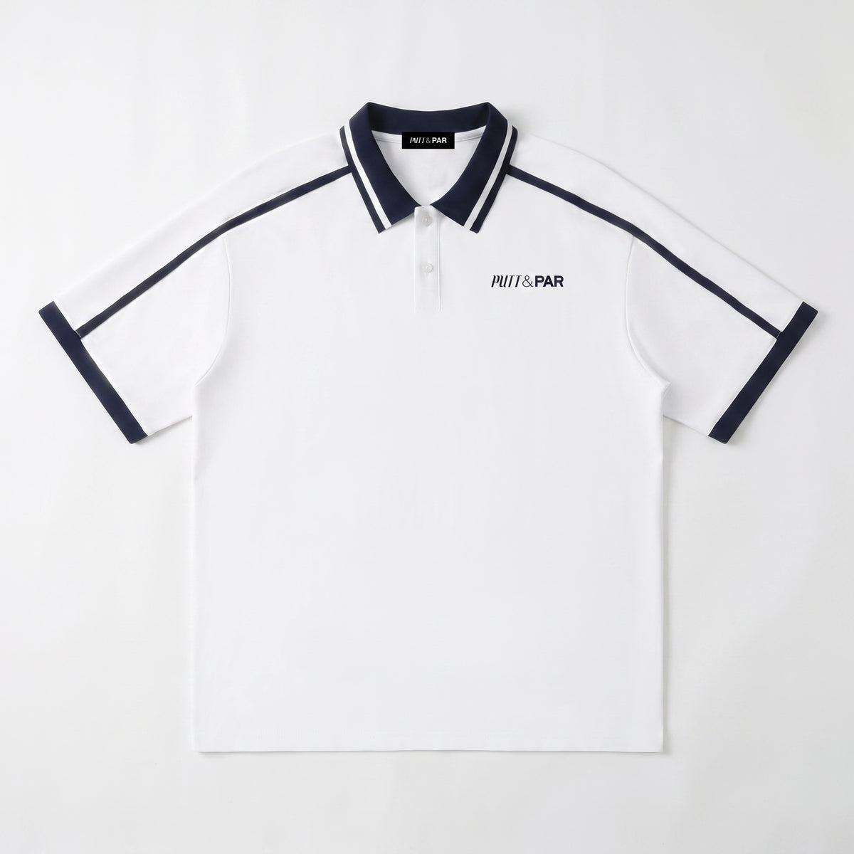 The Piped Polo Shirt - White