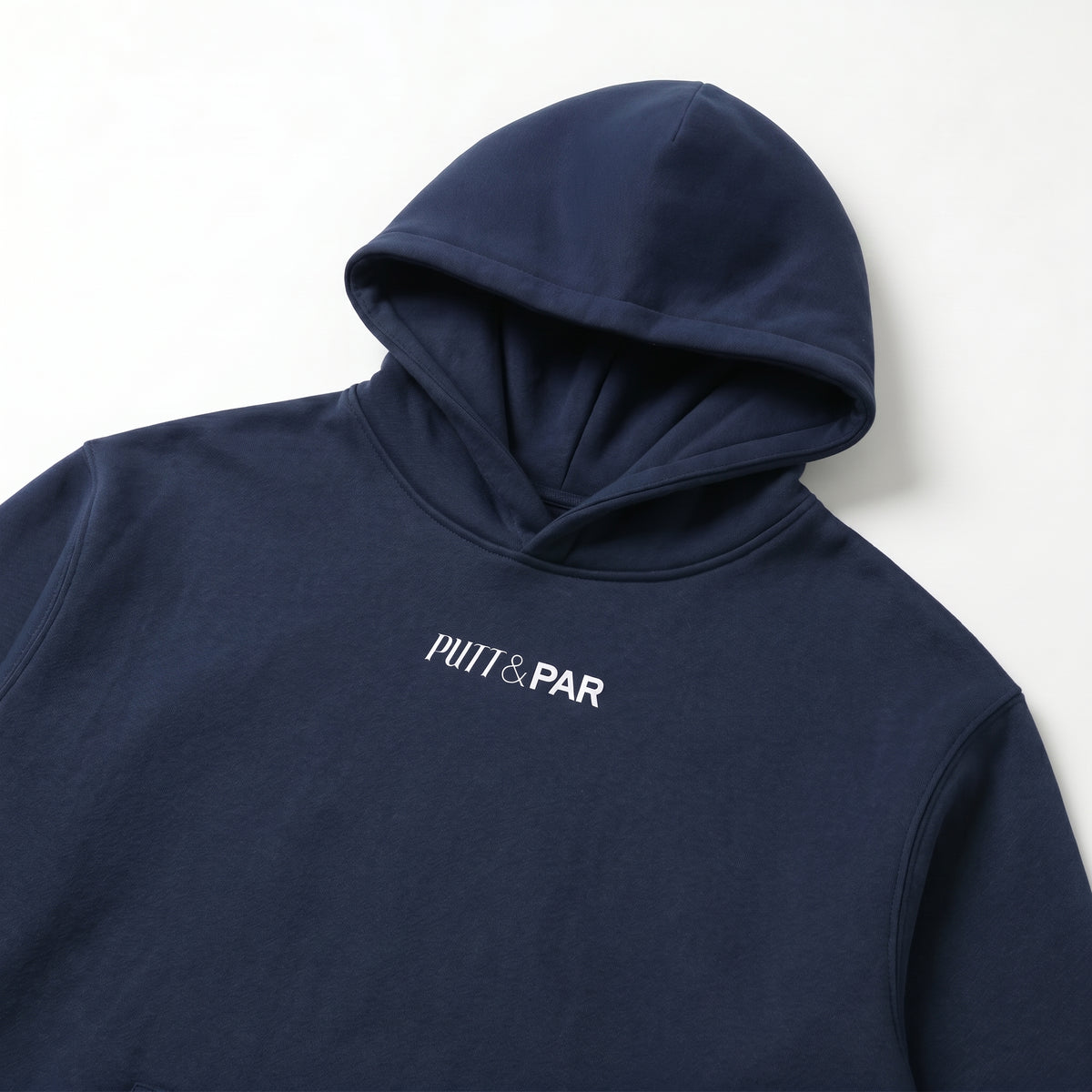 Oversize Fleeced Hoodie - Navy Blue