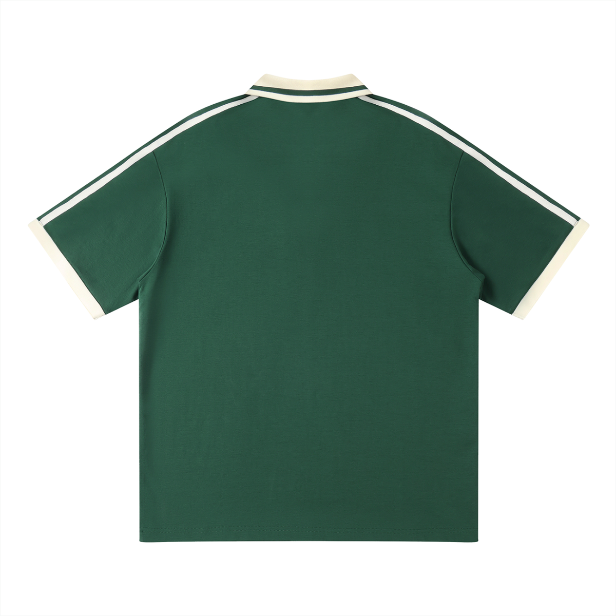 The Piped Polo Shirt - Dark Green