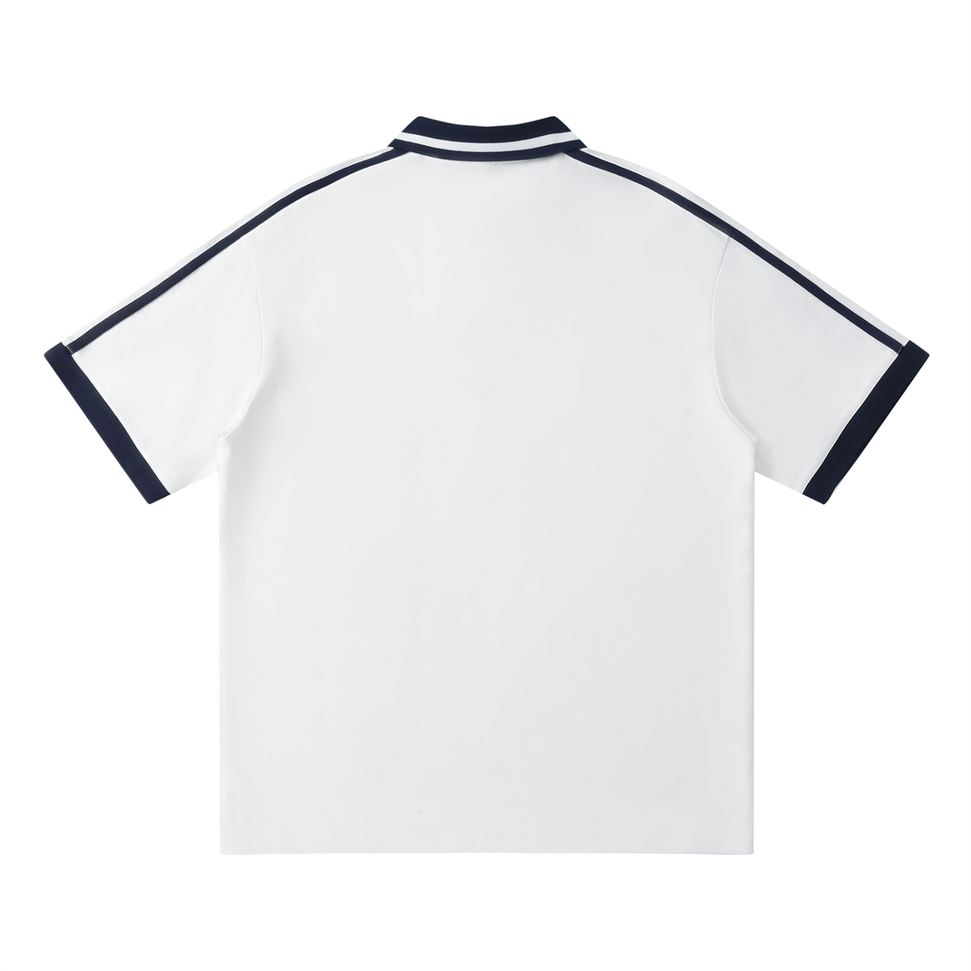 The Piped Polo Shirt - White