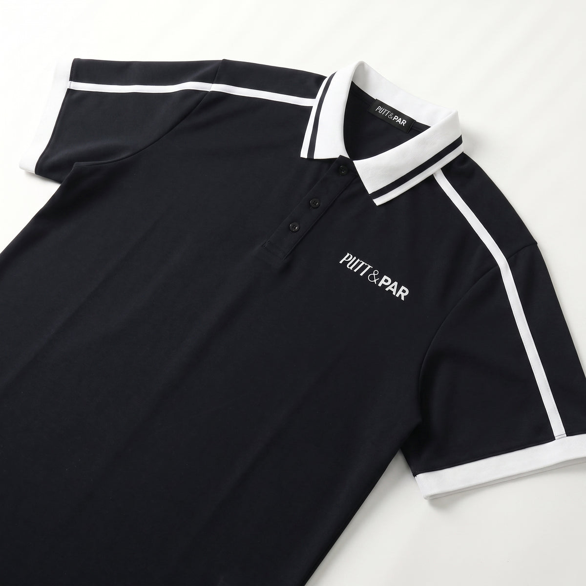 The Piped Polo Shirt - Black
