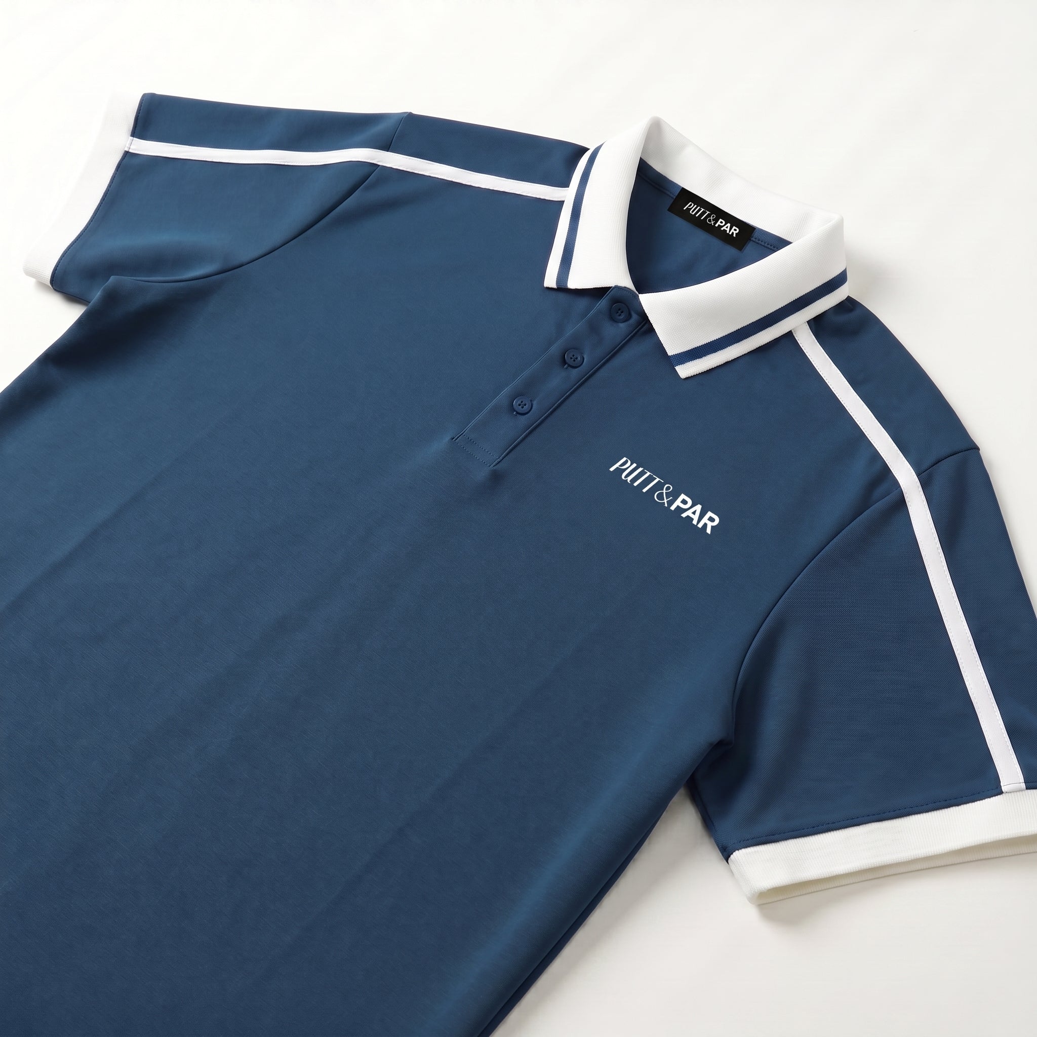 The Piped Polo Shirt - Navy Blue