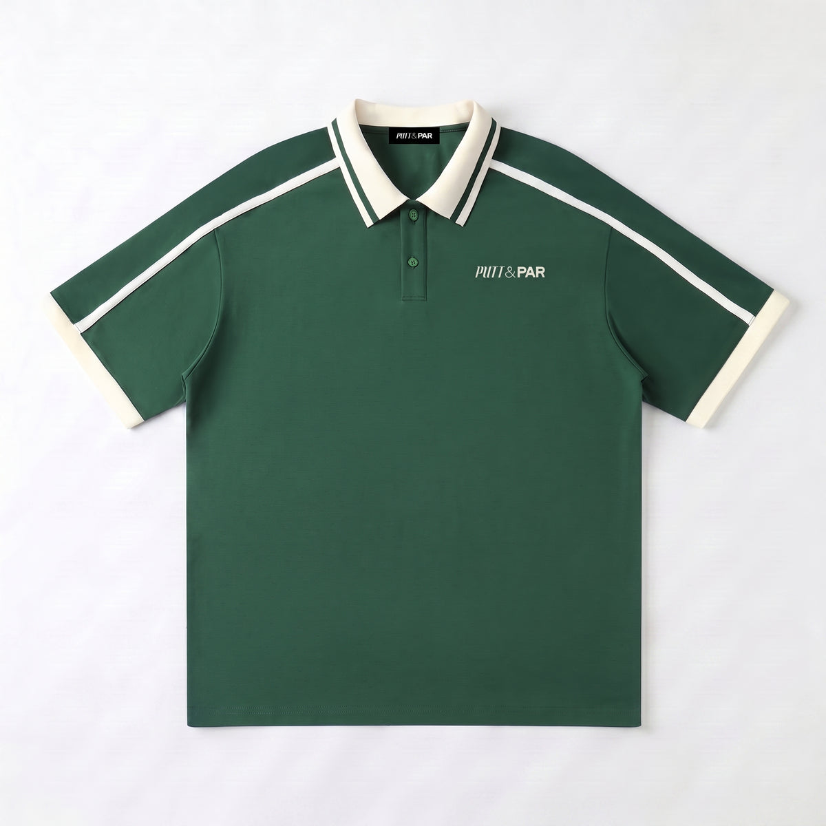 The Piped Polo Shirt - Dark Green