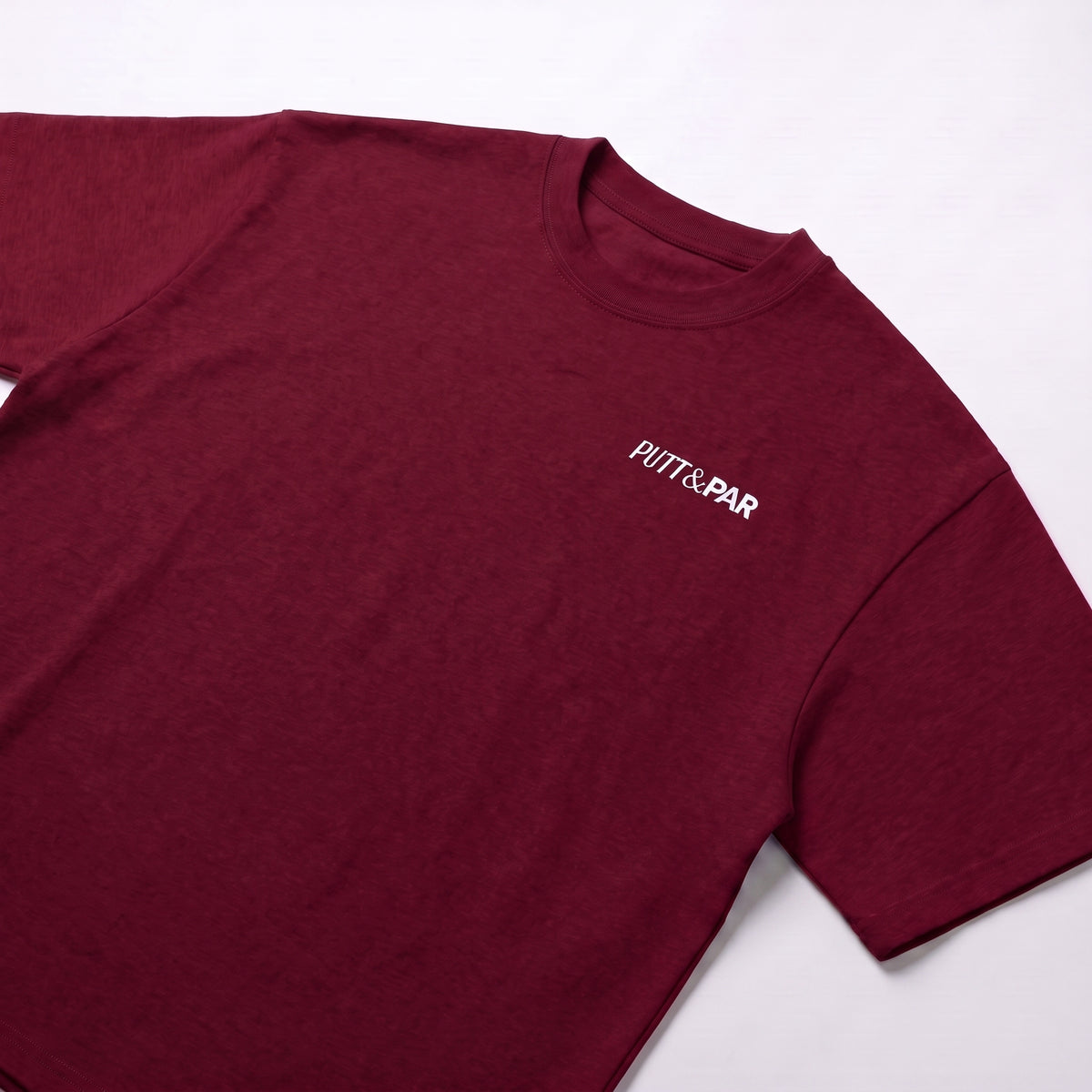 Boxy Oversized T-Shirt Wine Red